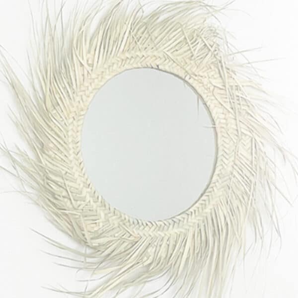 Handgemaakte Palmblad Spiegel Wild palm - Afbeelding 2